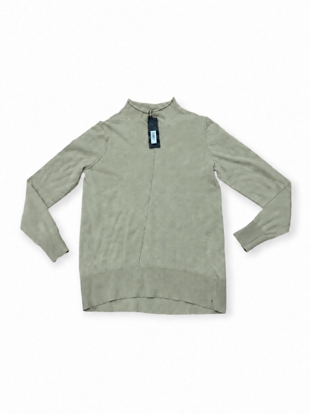Banana Republic Italian Wool Cashmere Blend Mock Neck Sweater Sage Green Size S